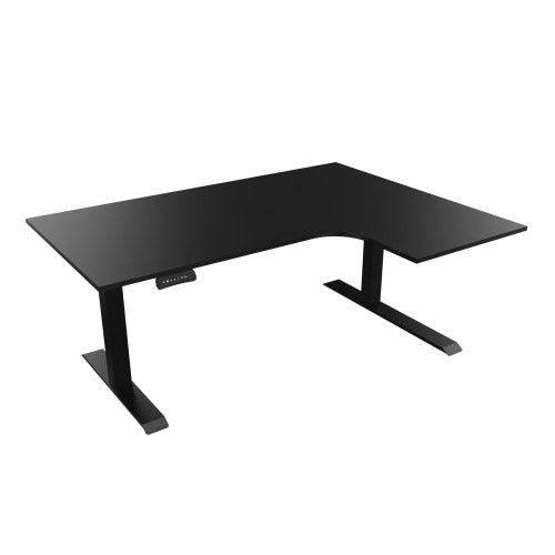 Radial Sit Stand Desk Right Handed