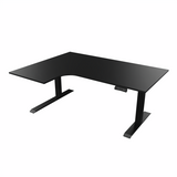 Radial Sit Stand Desk Left Handed