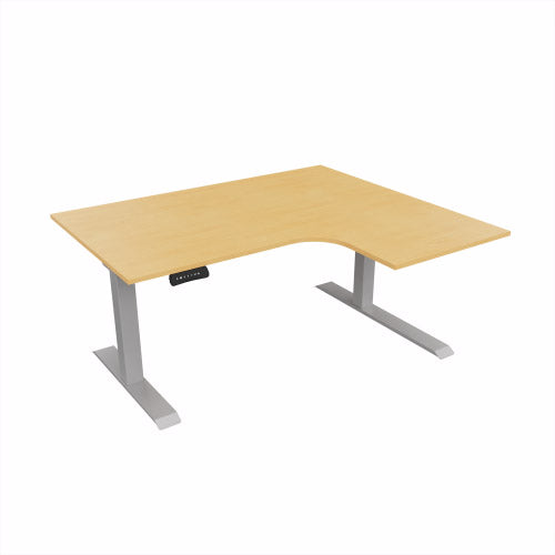 Radial Sit Stand Desk Right Handed