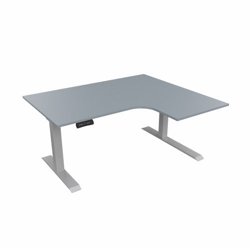Radial Sit Stand Desk Right Handed