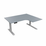 Radial Sit Stand Desk Right Handed