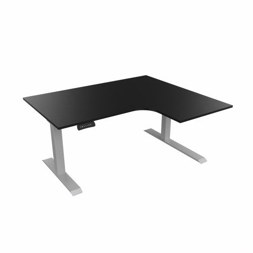 Radial Sit Stand Desk Right Handed