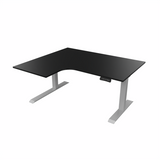 Radial Sit Stand Desk Left Handed