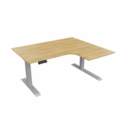 Radial Sit Stand Desk Right Handed