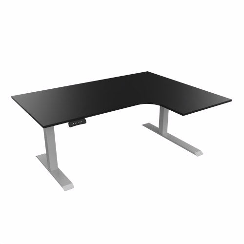 Radial Sit Stand Desk Right Handed