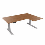 Radial Sit Stand Desk Right Handed