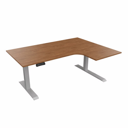 Radial Sit Stand Desk Right Handed