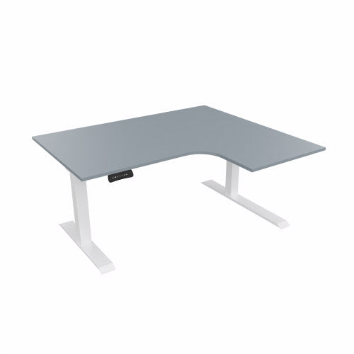 Radial Sit Stand Desk Right Handed