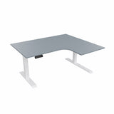 Radial Sit Stand Desk Right Handed