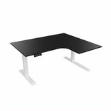 Radial Sit Stand Desk Right Handed