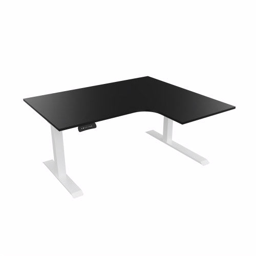 Radial Sit Stand Desk Right Handed