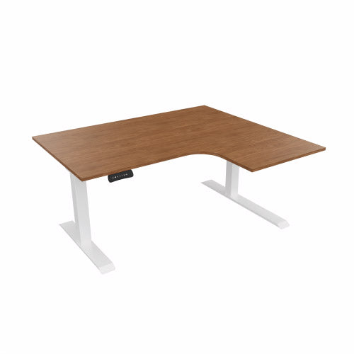 Radial Sit Stand Desk Right Handed