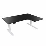 Radial Sit Stand Desk Right Handed