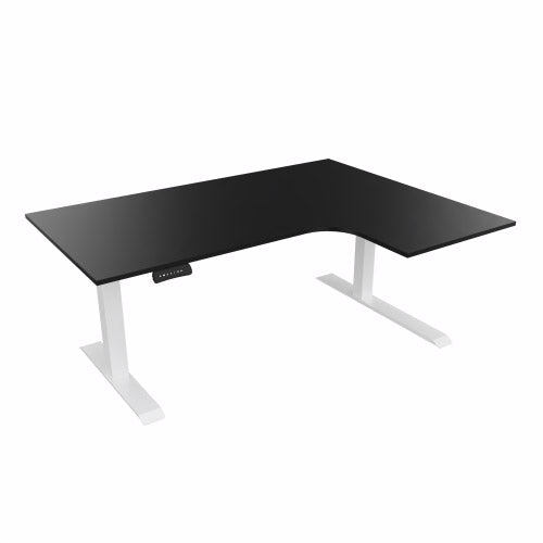 Radial Sit Stand Desk Right Handed