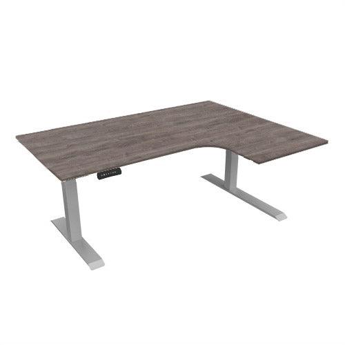 Radial Sit Stand Desk Right Handed