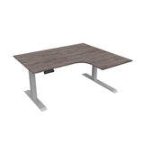 Radial Sit Stand Desk Right Handed
