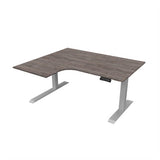 Radial Sit Stand Desk Left Handed