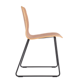 Northcott Chair with Black Metal Sled Base