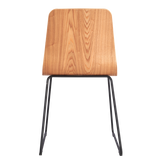 Northcott Chair with Black Metal Sled Base